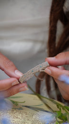  Bracelet symétrique fait main inspiration rivière et lumière