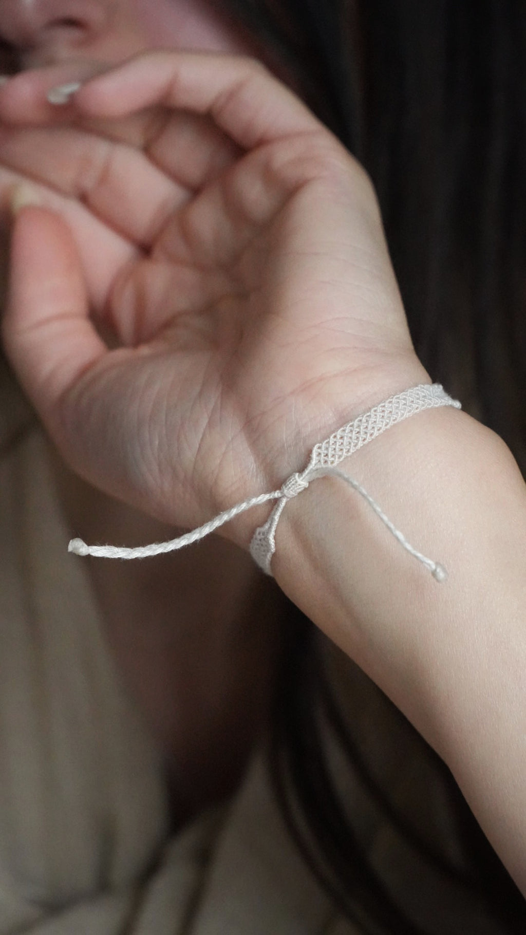 bracelet elfique grenat rouge réglable – Coton et Astrance