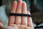 Bracelet Gothique en Micro macramé Noir avec Perles d’Agate et Onyx - Coton & Astrance